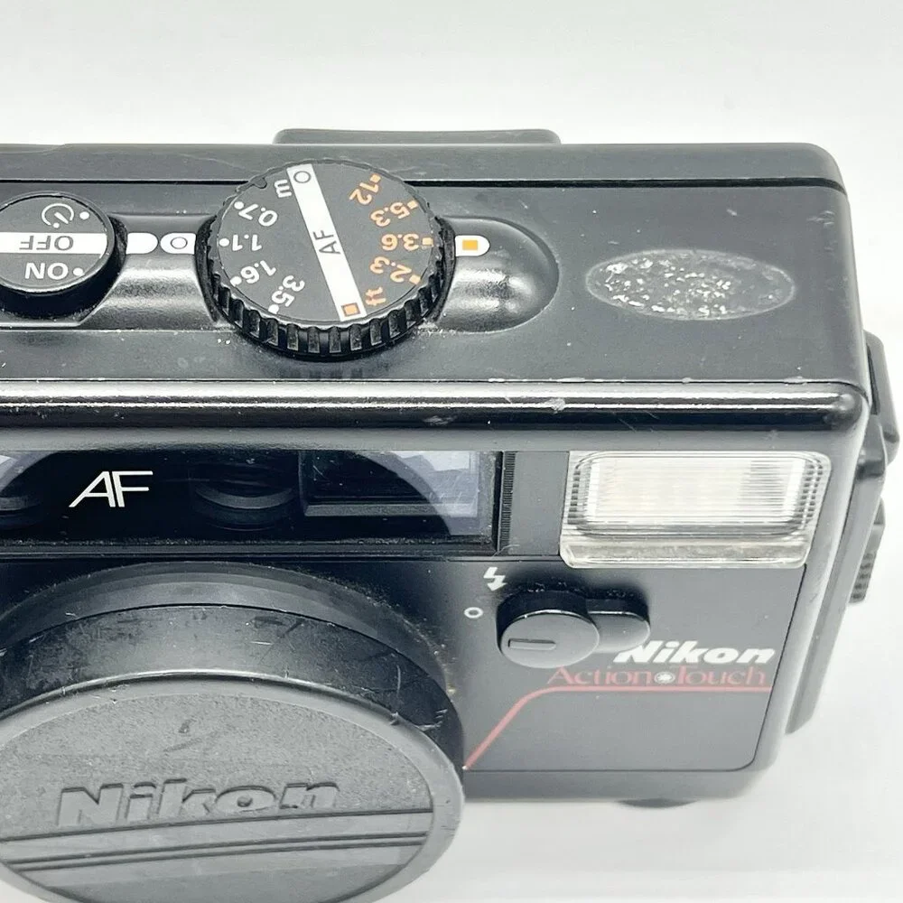Vintage Nikon Action Touch Underwater Camera Waterproof PARTS REPAIR UNTESTED